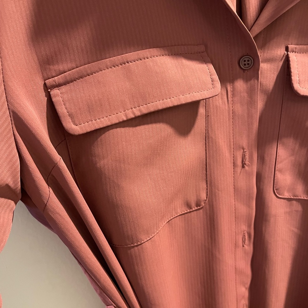 NWT Episode Button Down Shirt Dress - Picture 3 of 6